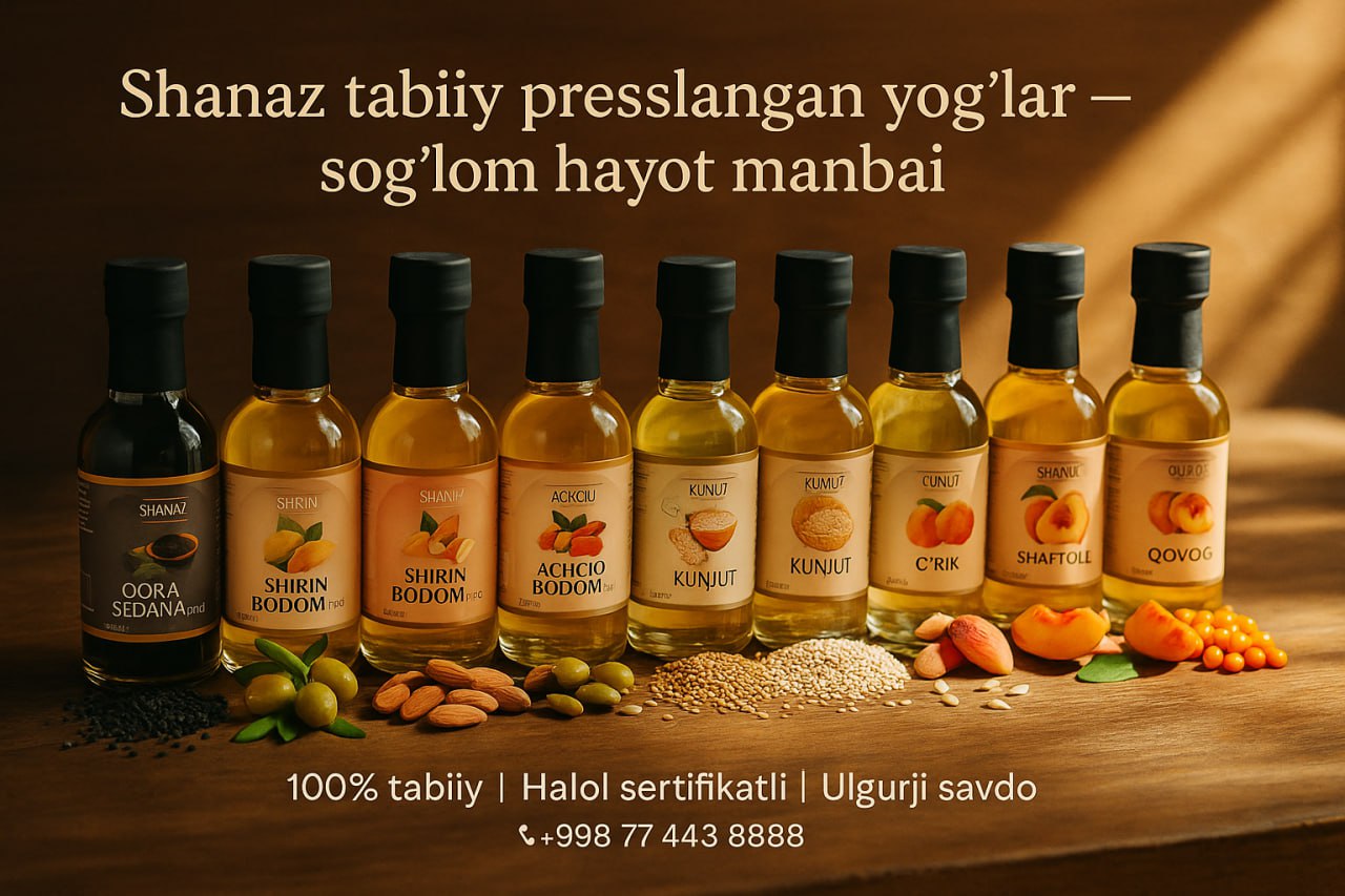 100% табиий, ҳа